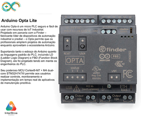 Arduino Opta RS485 AFX00001 - comprar online