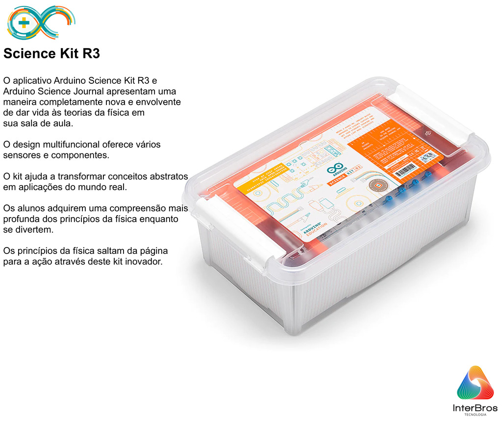 Arduino Science Kit R3 AKX00045 - Loja do Jangão - InterBros