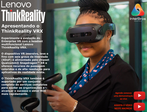Lenovo ThinkReality VRX All-in-one headset Virtual Reality / Mixed Reality 12DE0003US - comprar online