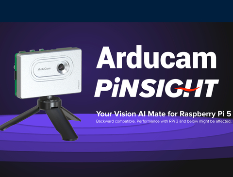 Arducam PiNSIGHT, 12MP Vision AI Mate for Raspberry Pi 5 , Luxonis OAK , B0505 - comprar online