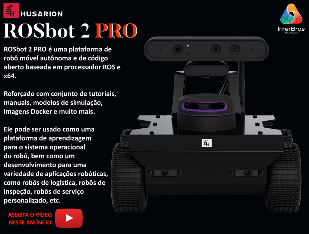 Husarion ROSbot 2 PRO Autonomous, Open Source Robot Platform - comprar online