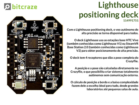 BitCraze Lighthouse Positioning Deck , 114991751 - comprar online