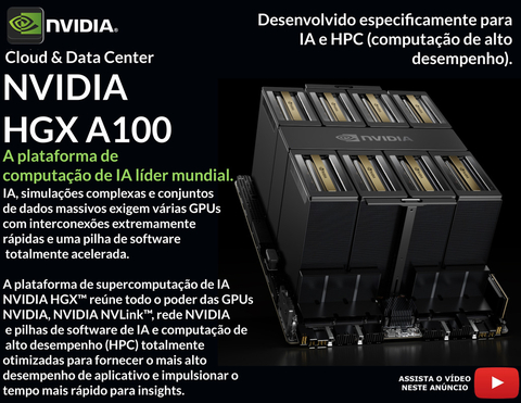 Imagem do NVIDIA HGX A100 640 GB , 8x A100 80 GB