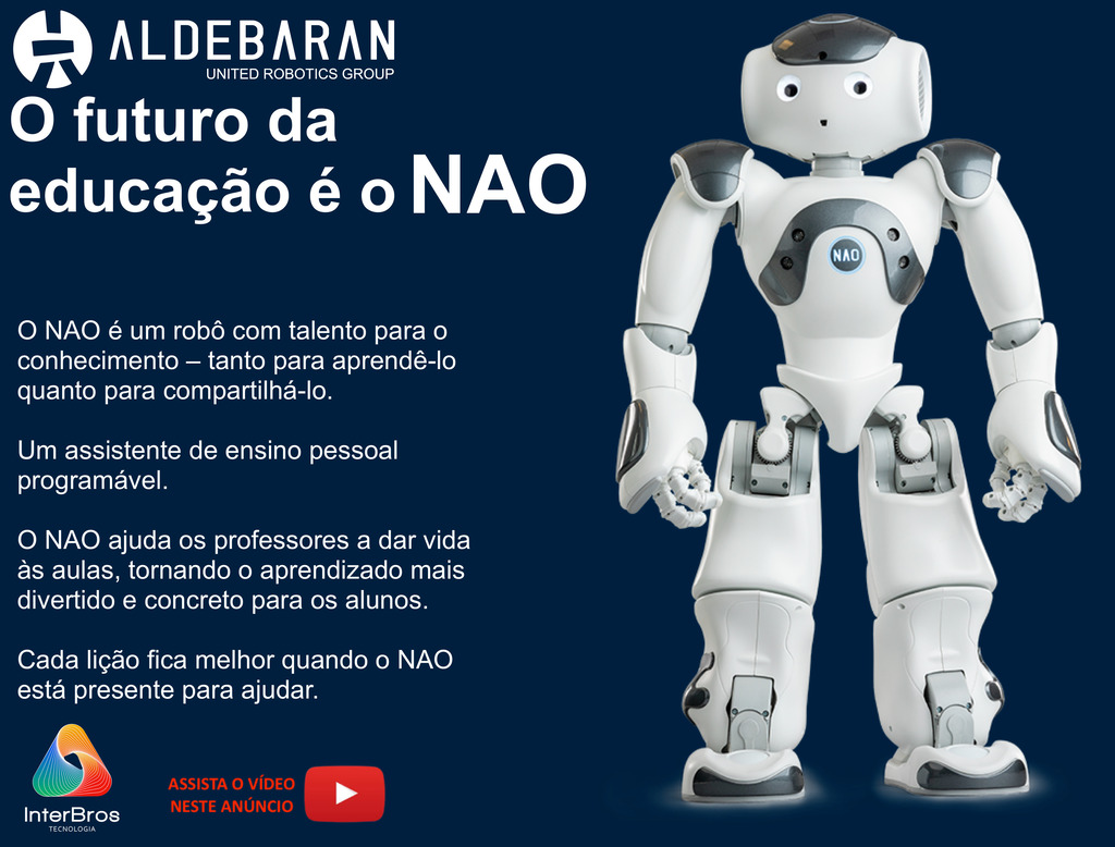 Aldebaran Nao Robot V6 Educator Pack , Humanoide Programável e Autônomo - comprar online