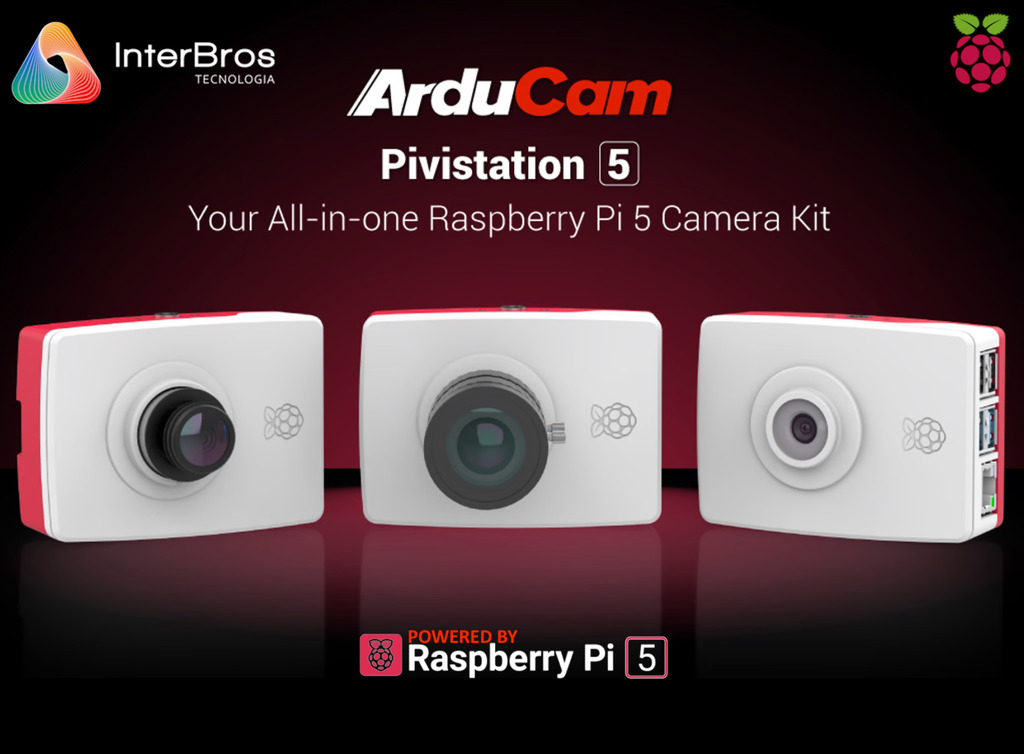 Arducam Pivistation 5 Hawkeye, 64MP PDAF All-in-one Raspberry Pi 5 Camera Kit , B0513 na internet