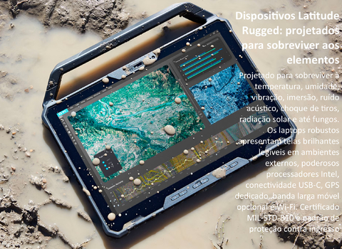 Dell Latitude 5430 Rugged Laptop Tablet, 16 GB DDR4 , 256 GB SSD , 11th Gen Intel Core i5-1145G7, vPro - Loja do Jangão - InterBros