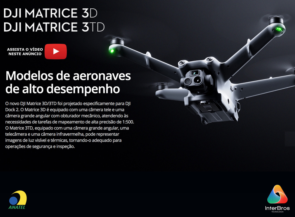 DJI Dock 2 com Matrice 3D ou Matrice 3TD na internet