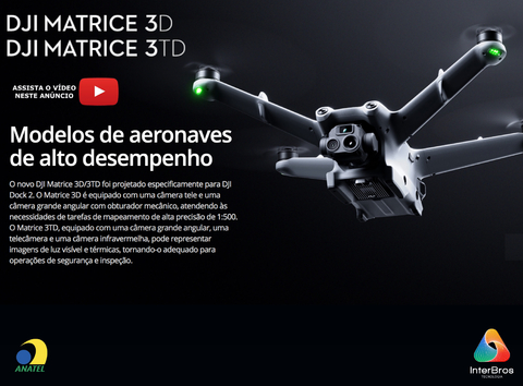 DJI Dock 2 com Matrice 3D on internet