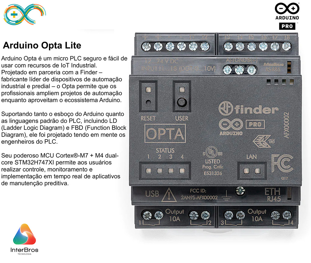 Arduino Opta Lite AFX00003 - comprar online