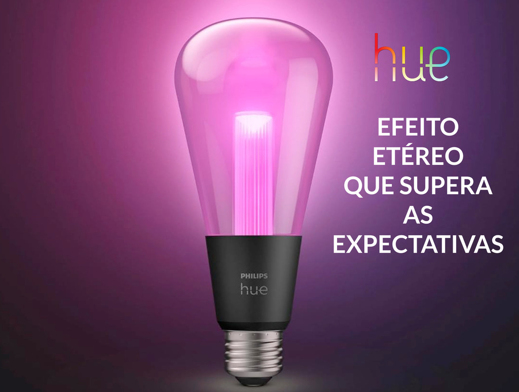 Philips Hue Lightguide ST23 Edison Smart LED Bulb , Bluetooth , WiFi na internet