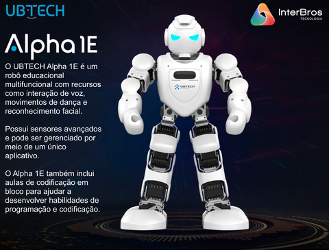 UBTECH Robotics Alpha 1E Humanoid Educational Robot +9 anos na internet