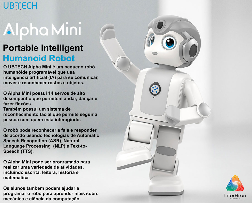 UBTECH Robotics Alpha Mini Humanoid Educational Robot , Robot de Companhia, +9 anos - buy online