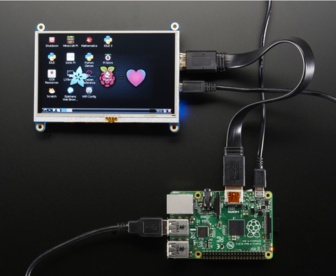 AdaFruit Display Backpack HDMI 5" 800x480 With Resistive Touchscreen 2260 - comprar online