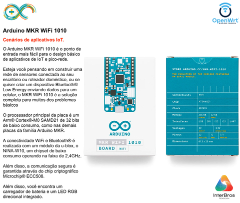 Arduino MKR WiFi 1010 ABX00023 - comprar online