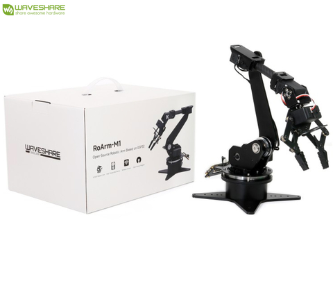 WaveShare RoArm-M1 Desktop Robotic Arm Kit, High-Torque Serial Bus Servo, Based On ESP32, 5-DOF, Supports Wireless Control - buy online