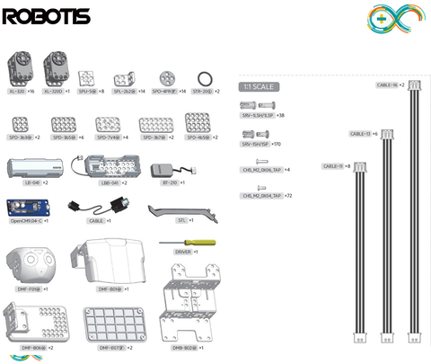 Imagem do ROBOTIS MINI , ARDUINO , Humanoid Robot Developer Kit , Educacional , Idade 10+