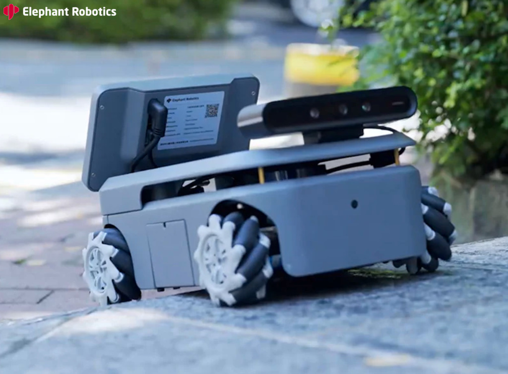 Elephant Robotics MyAGV 2023 , NVIDIA Jetson Nano ou Raspberry Pi , Autonomous Navigation Smart 4-Wheel Drive Vehicle , Educacional , Industrial , +8 anos - loja online