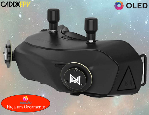 CADDXFPV Walksnail Avatar Digital HD FPV Goggles com Patch Antennas l OLED 1080p l Compatível com DJI Camera - comprar online