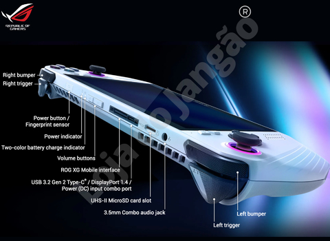 Imagem do ASUS ROG ALLY + ASUS ROG XG Mobile eGPU Dock NVIDA Geforce RTX 3080