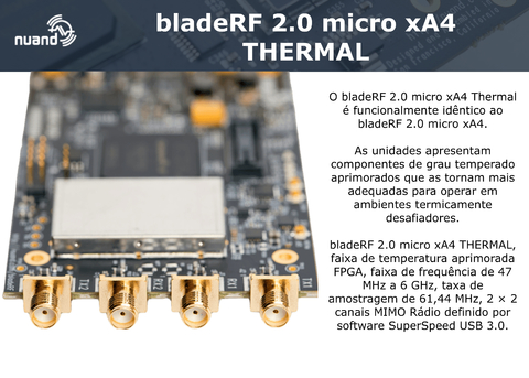 Nuand bladeRF 2.0 micro xA4 THERMAL | BRFM-XA4-HT na internet