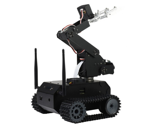 Image of WaveShare JETANK AI Kit A, AI Tracked Mobile Robot, AI Vision Robot, NVIDIA Jetson Nano Developer Kit (B01) , Deep Learning, Autonomous Driving