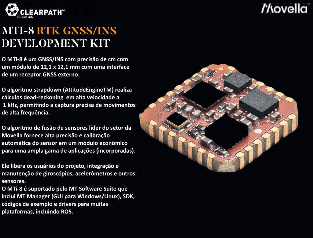 Movella Xsens MTI-8 RTK GNSS/INS DEVELOPMENT KIT - comprar online