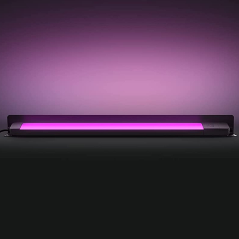 Philips Hue Amarant l Outdoor Light Bar l LED Wall Floodlight l Luminária Inteligente Outdoor de Piso l Alto Fluxo Luminoso de até 2.800 lumen l LED Integrado l Sem Fonte de Energia l Compatível com Alexa, Apple Homekit & Google Assistant l Requer Hue Bridge na internet