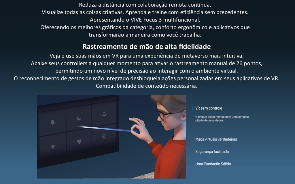 HTC VIVE XR Elite VR System l Headset Standalone , Funciona com ou sem cabos e sem PC , Realidade Aumentada (AR) , Realidade Virtual (VR) 99HATS002-00 - buy online