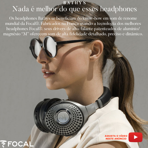 Focal Bathys l Hi-Fi Alta Fidelidade l Bluetooth Over Ear Headphones l Drivers de 40mm l DAC e amplificador integrados l Active Noise Cancellation l Qualcomm aptX l Alexa Integrada l Compatível com Google Assistant l Até 42 horas de bateria - buy online