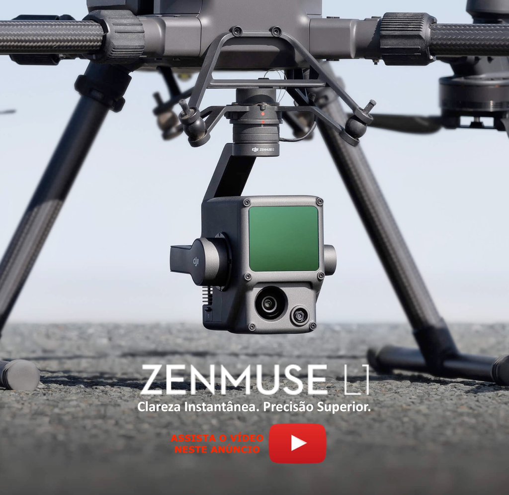 DJI Zenmuse L1 l Câmera RGB l Módulo Lidar & IMU integrados l Compatível com Matrice 300 l DJI Terra l Drones & UAVs l Pronta Entrega - buy online