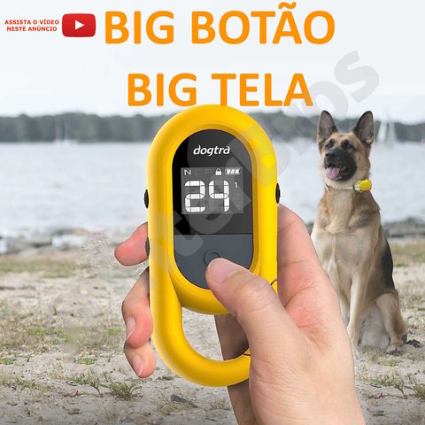 Dogtra CUE E-Collar Cor Yellow Sistema de Treinamento Eletrônico à prova d'água para cães pequenos, médios e grandes na internet