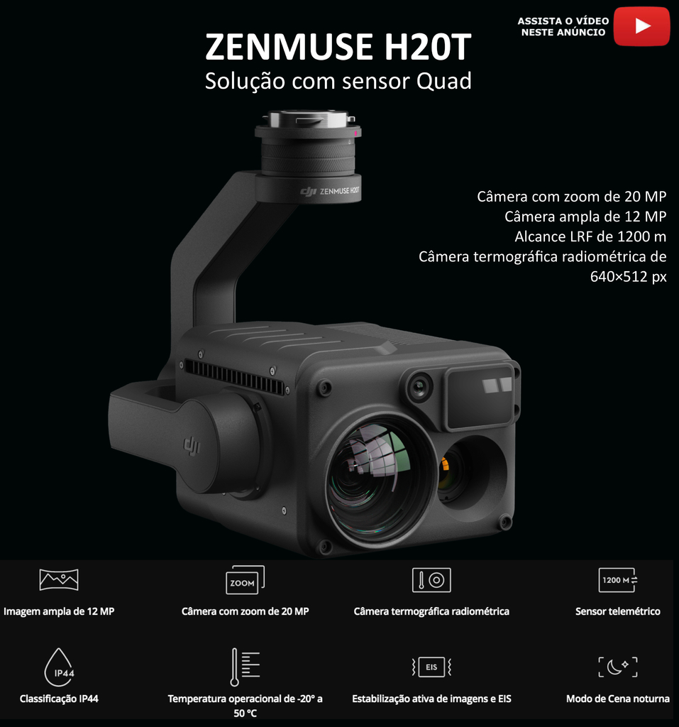 DJI Zenmuse H20T l Thermal Camera l Drones & UAVs l Compatível com Matrice 300 - buy online