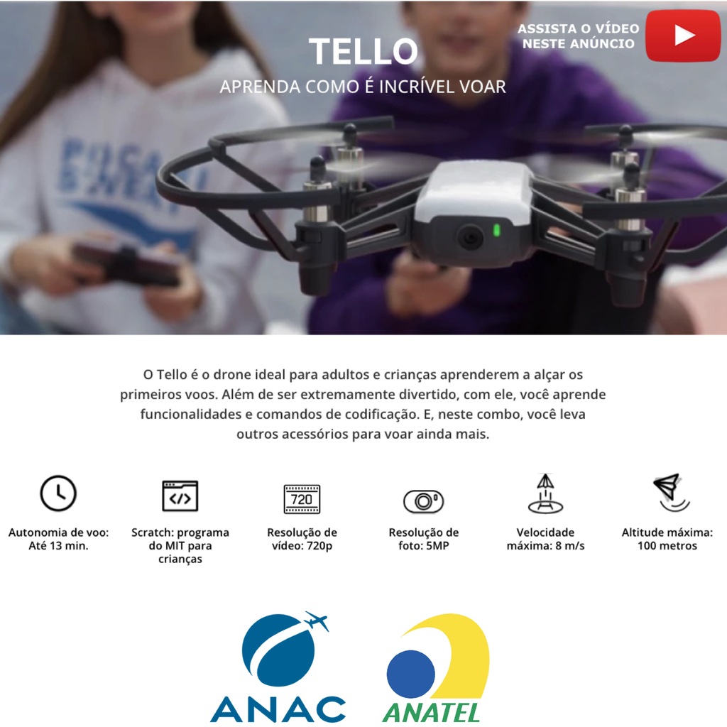 Dji tello hot sale video