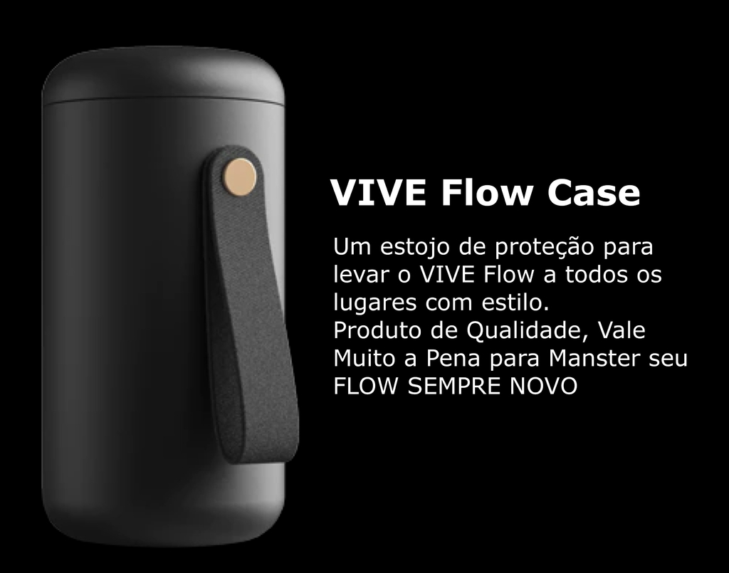 HTC VIVE FLOW | + Case | Compacto e Leve A Serenidade Acontece | Os óculos VR Imersivos Feitos para o Bem-Estar e a Produtividade Consciente na internet