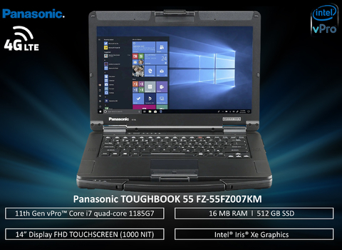 Panasonic TOUGHBOOK 55 , 16GB, 512GB SSD, FZ-55FZ007KM - buy online