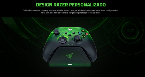 Razer Wireless Controller & Quick Charging Stand l Controller & Suporte de Carregamento l Carga Rápida l Compatível com Xbox Series X|S e Xbox One l Requer Xbox Wireless Adapter na internet