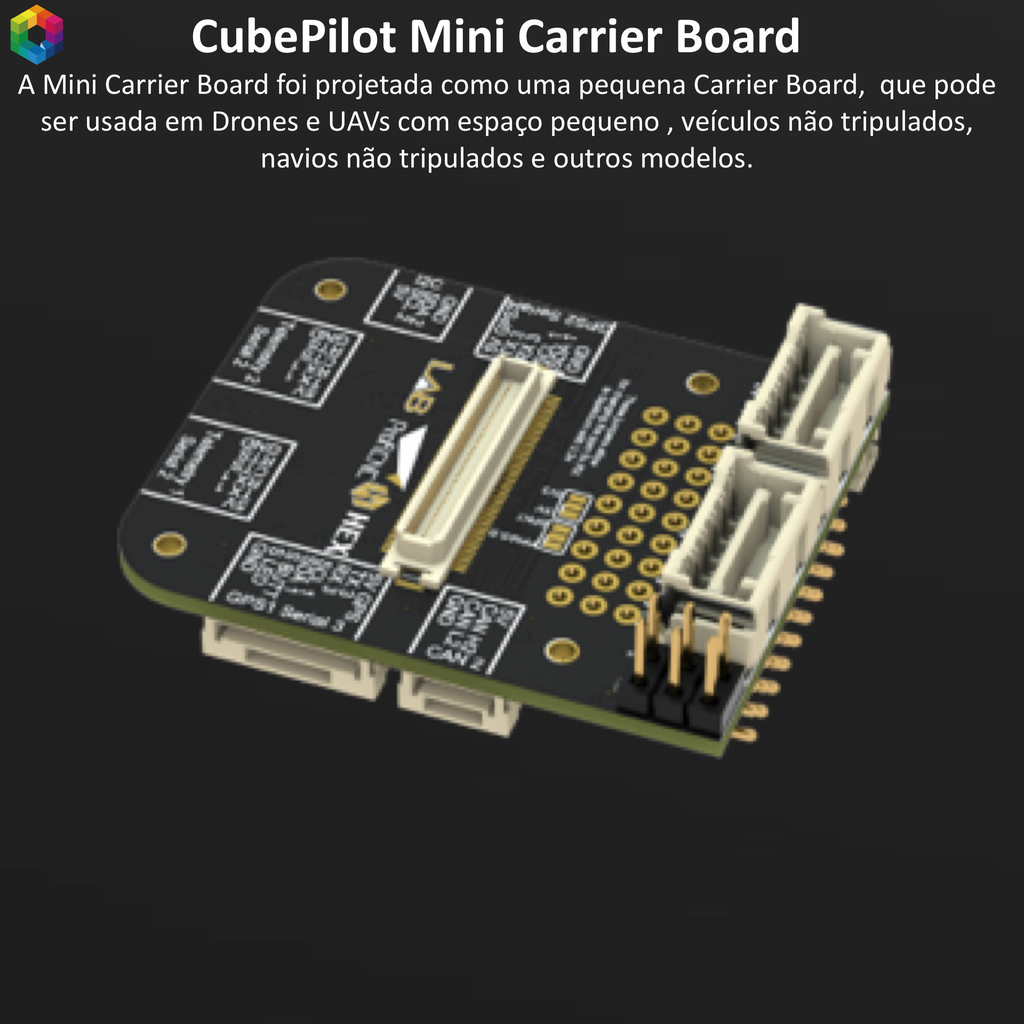 CubePilot HEX Mini Carrier Board , HX4-06041 - comprar online