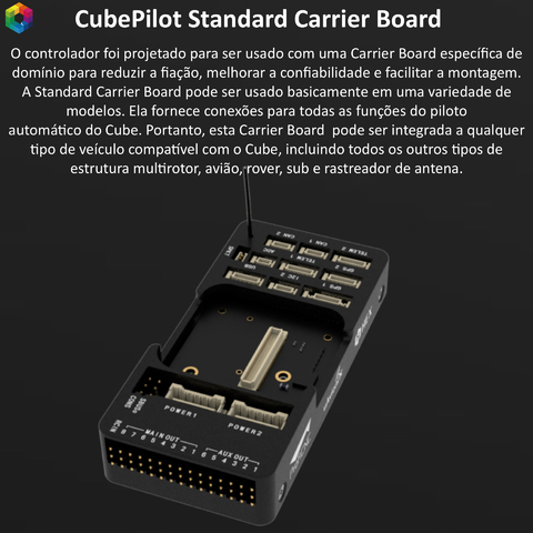 CubePilot HEX ADS-B Standard Carrier Board para o Cube Drone & UAVS - comprar online