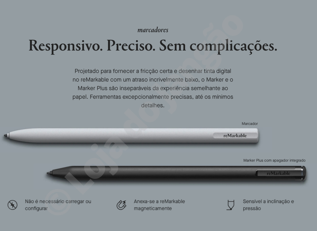 Remarkable 2 Tablet Digital ePaper e-Ink + MARKER PLUS - Loja do Jangão - InterBros