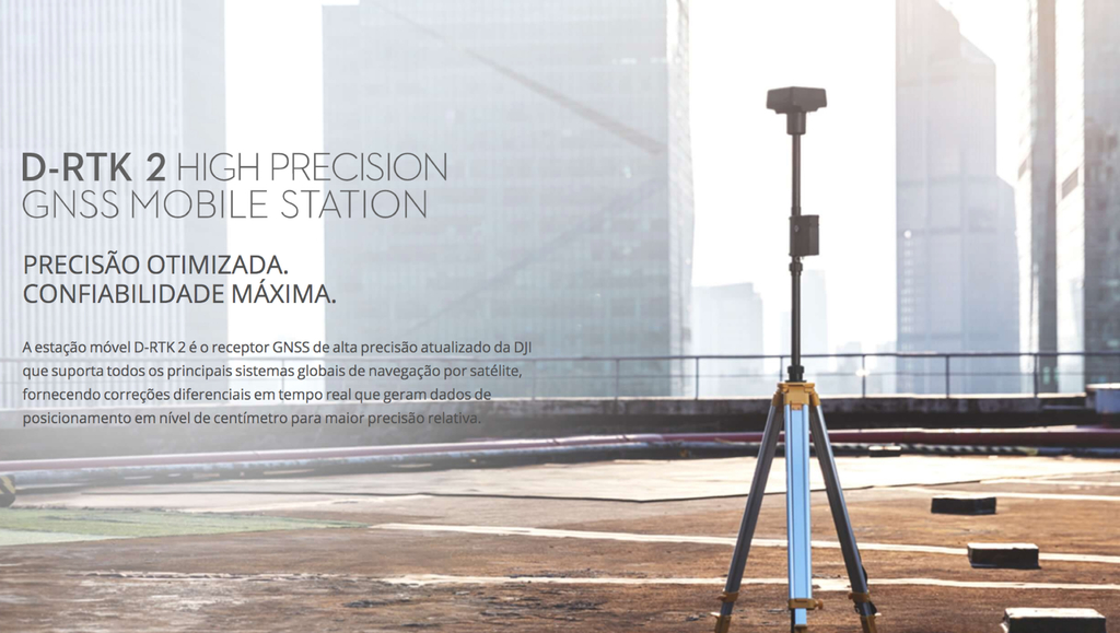 DJI Phantom 4 RTK Quadcopter Drone + Estação Base D-RTK 2 High Precision GNSS Mobile Station com Tripé en internet