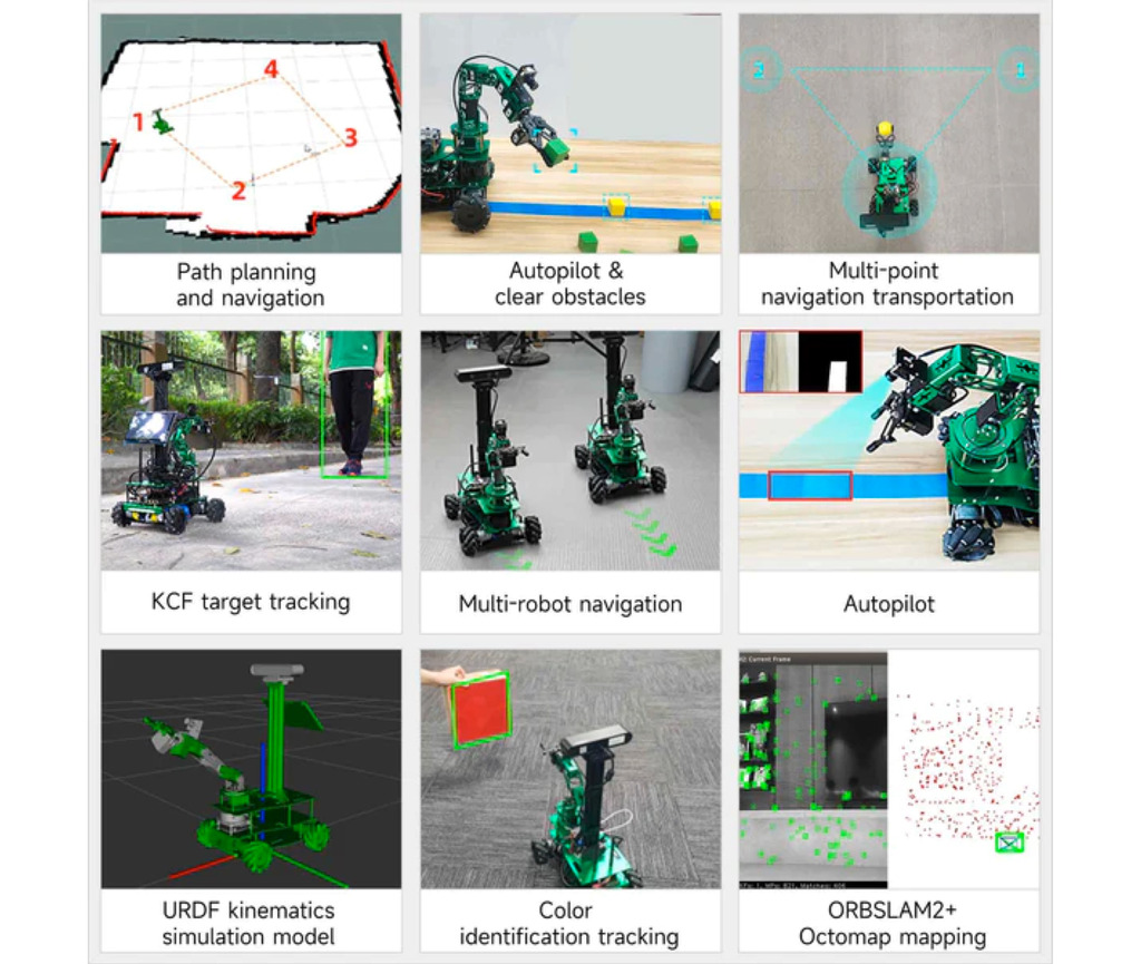 Yahboom ROSMASTER X3 Plus ROS2 Robot with Mecanum Wheel & 6DOF Arm, NVIDIA Módulo Jetson Orin NX 16GB , ORIN NANO ou Raspberry Pi - loja online