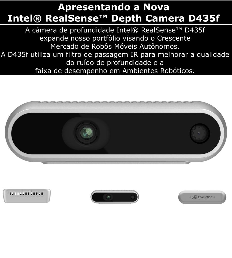 Intel RealSense Stereo Depth 3D Infravermelho Camera D435F - comprar online