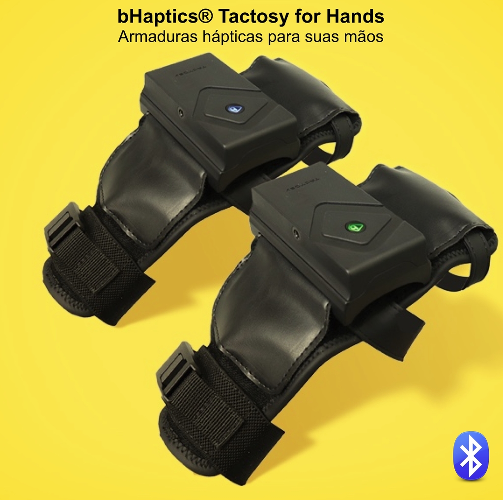 Imagen de bHaptics Tactsuit l Wearable Haptic Vest , Colete Háptico , Trajes Hápticos de Corpo Inteiro , Compatível com VR PC PS4/5 XBOX
