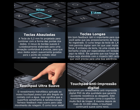 ASUS 14.5" ZenBook Pro 14 Duo OLED Multi-Touch Notebook | Cor Tech Black | UX8402 | 2.3 GHz Intel Core i7 14-Core 12th Gen | 32GB LPDDR5 RAM | 1TB SSD | 12.7" ScreenPad Plus Touchscreen | Dolby ATMOS | 9.5 Horas de Bateria - buy online