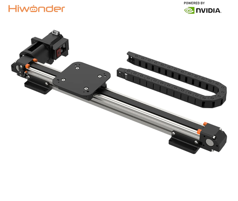 Imagen de Hiwonder JetMax Advanced Kit NVIDIA JETSON NANO Robot Arm Open Source Vision Recognition Program Robot with Electric Sliding Rail Support ROS Python