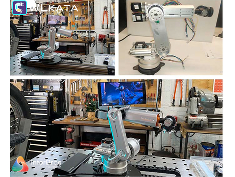 Wlkata Robotic Arm Haro380 , Simulação de Fábrica 4.0 Inteligente & Educação AIoT , ChatGPT integrado , +5 anos - comprar online