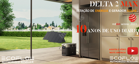 EcoFlow DELTA 2 MAX Portable Power Station Estação de Energia Portátil Gerador Solar Inteligente - comprar online