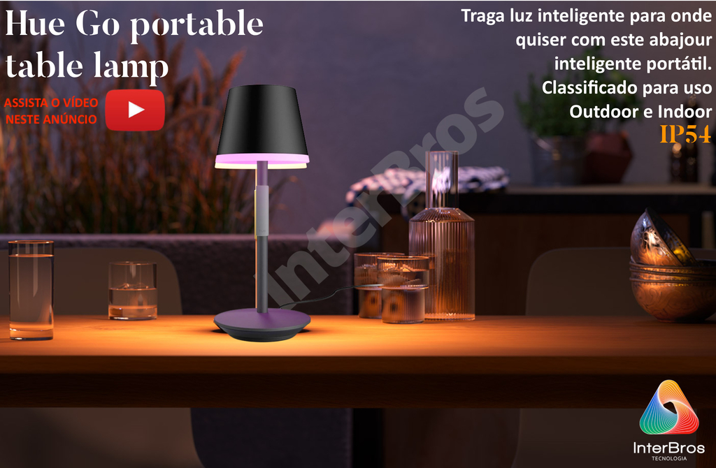 Philips Hue Go Portable Table Lamp Luminária Portátil de Mesa en internet