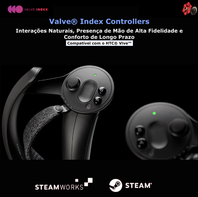 Comandos do Valve Index no Steam