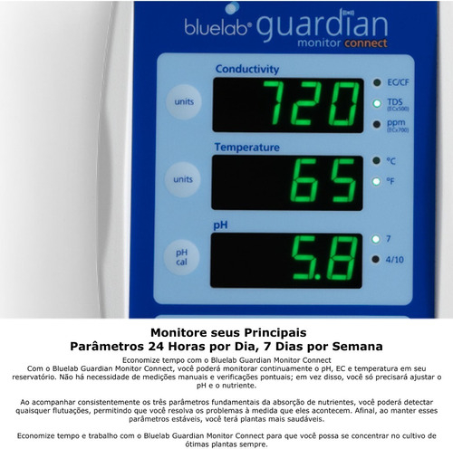 Bluelab Guardian Connect Bluetooth | Monitor 3-em-1 | PH | Temperatura | Condutividade (TDS) | GrowRoom | Tendas de Cultivo Hidroponia Indoor en internet